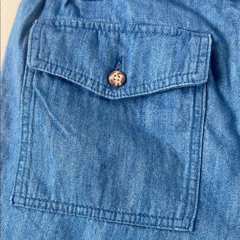 Old Navy High Waist Blue Women's Shorts - Picture 9 of 10